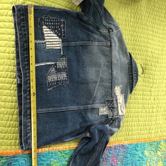 DRIFTWOOD Patchwork Denim Jacket NWT - Picture 8 of 8